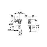 Grohe uzpildes mehānisms 37095000