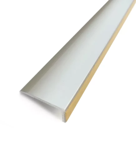 NOBEIGUMA PROFILS 12X25MM 2M SUDRABS