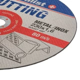 Metal cutting disc, 230x1.6x22 mm, 250-02316