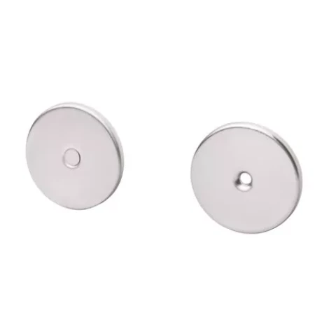 escutcheon blind, chrome satin