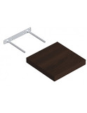 Floating shelf wenge 25x25cm