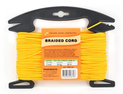 Virve pīta D2.0mm/50m dzeltena
