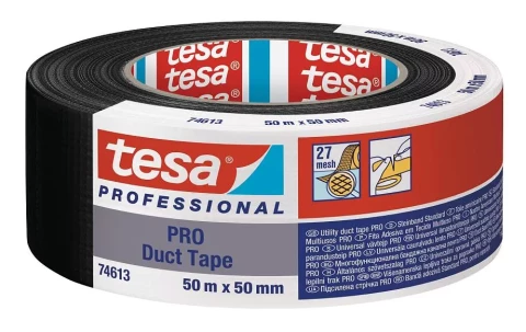 tesa® PRO 74613 лента черная, 50мx50мм 4613