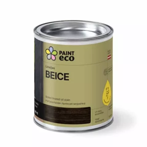 PaintEco Boiled linseed oil stain 0.75L, Crow 47