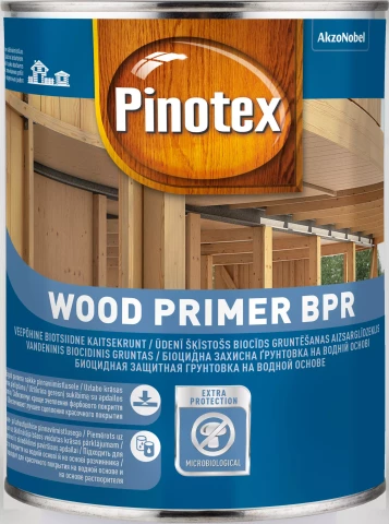 Pinotex WOOD PRIMER BPR 1L Биоцидная защитная грунтовка
