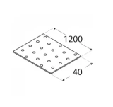 SAVIENOJUMU PLATE 40x1200x2.0 mm