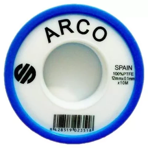 ARCO teflona lente 12mx12mmx0.075mm vītņu pakošanai