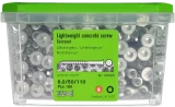 Skrūve vieglbetona 8x110mm CS gremdgalva 100gab/iep., ESSVE 105305