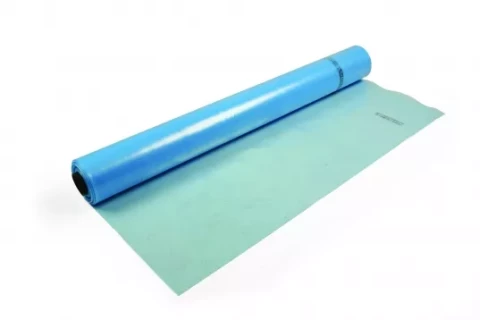 PE PLĒVE 0.120MM 6x20m,GAIŠI ZILA, UV NOTURĪBA