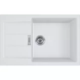 FRANKE virtuves izlietne S2D 611-78 XL  ,78x50cm TECTONITE Arktis weiss 143.0590.221