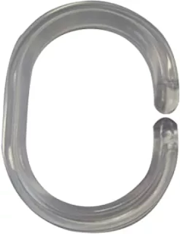 Ridder Dušas aizkaru gredzeni Graz, caurspīdīgi, SBSC, 12 gab