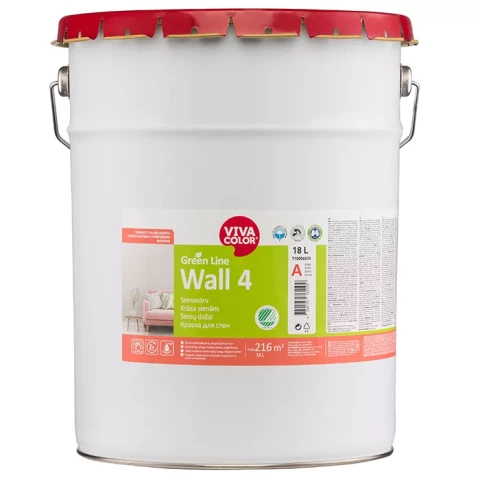 VIVACOLOR GL Wall 4 A 18L Совершенно матовая краска для стен