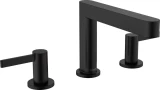 Hansgrohe izlietnes maisītājs Finoris 110, 3 caur uz virsmas push-open, matēts melns HG76033670 xx