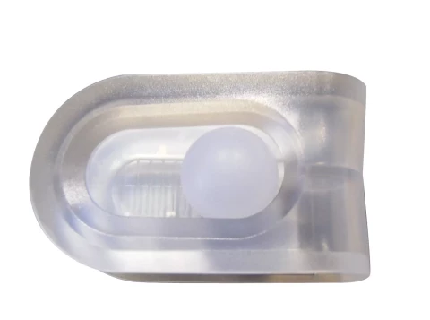 Ridder Dušas aizkaru klipsis FixIt caurspīdīgs, SBSC / PP, 2 gab