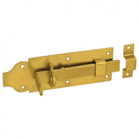 Aizbīdnis 180x65x6.0mm, dzelteni cinkots