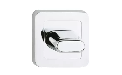 Uzlika WC uz kvadrāta  rozetes,hroms