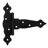 Декоративная воротная петля 150x45x185x2,5 мм черная