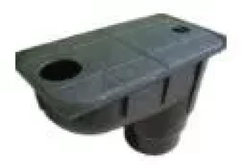 Lietus ūd.uztvērējs  vert.melns