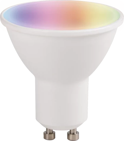 Spuldze ar pulti LED TUYA WI-FI GU10 6W 480lm RGB&DIM&CCT (Android&iOS) 50*56