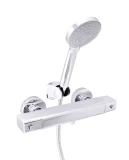 Dušas termostats ar dušas komplektu, THERMO-12/K Square