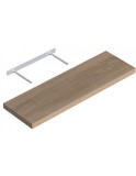 Floating shelf sonoma oak 80x24cm