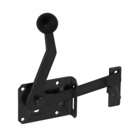 Aizbīdnis 100x80mm melns