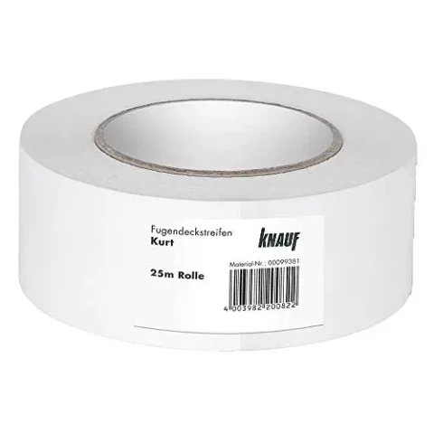 Knauf šuvju lente 50mm x 25m  KURT armēta papīra