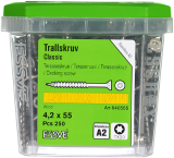 Шуруп Essve для террасы / фасада 4.2x55 A2 250шт/уп, 640555