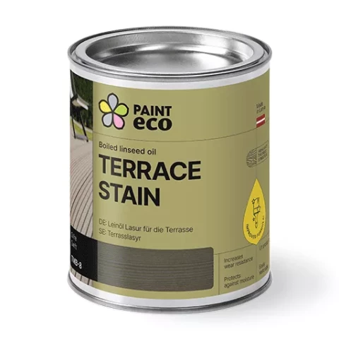 Paint Eco Lineļļas pernicas beice terasēm 0,75L Svīre 49