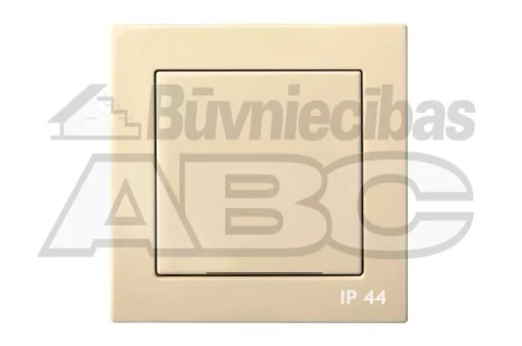 LIREGUS EPSILON sand  socket with side earth IP-44 without frame