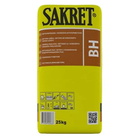 Sakret BH 25kg Betons  hidrotehn. darbiem C35