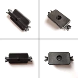 WPC Terrace board spacer pvc, black 100 pcs/pack