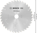 Zāģripa kokam PRO Wood 160 x 20/15.875 x 1.5/1.0mm T36 BOSCH 2608837677