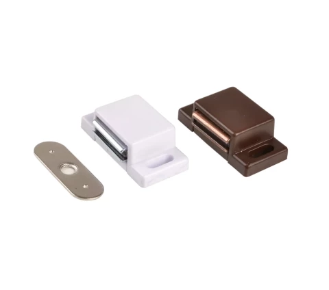 Mēbeļu magnēts 46x15mm, balts