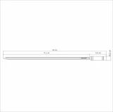 TRAMONTINA Шампур 85 см, лезвие из нержавеющей стали c деревянной ручкой.