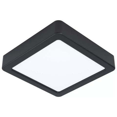 Plafonlampa sienas griestu LED 12W 1350lm 3000K IP20 kvadrāta EGLO Fueva5 99243
