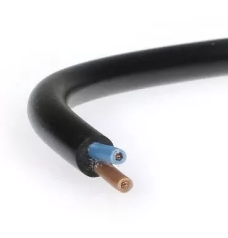 KABELIS LOKANAIS OMY (H03VV-F) 2x1.5mm2 melns