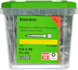 Essve anchor bolt for building forgings 5.0x40 CS (250 pcs.) 102667