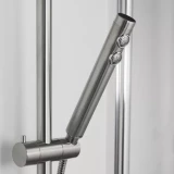 BOSTON душевой набор "Тube", нержавеющая сталь матовая