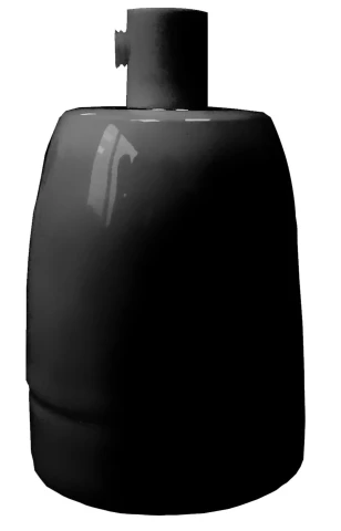 FENDE E27 Керамический патрон черный