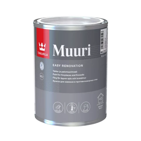 Tikkurila MUURI 0.9L paint for fireplaces