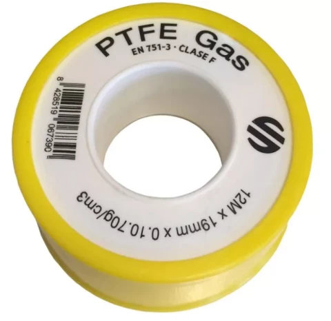 ARCO teflona lente gāzei 19mmx12mx0.1mm vītņu pakošanai