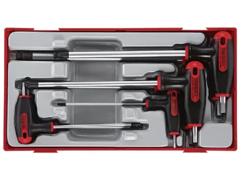 Hexagon T-screwdriver set 2.5-8 mm