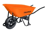 Wheelbarrow TRUPER orange 118L load capacity 580kg CAR-81