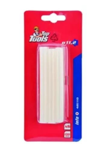 Līmes stieņi 7x50mm 12gab. balti