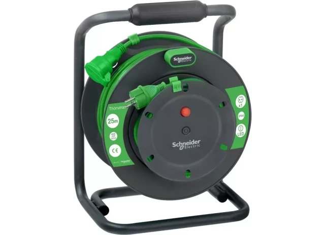 Schneider Electric THORSMAN Pagarinātājs spolē 3x1.5mm 25m  IP44 Schuko IMT33151 IMT33151