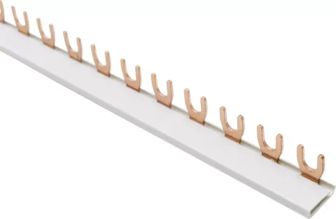 Kopne, 10mm2, 1 fāžu, dakšas veida, 1m, 57 moduļi HORA