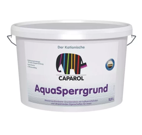 Caparol Aqua Sperrgrund fein 12.5L Izolējošs grunts klājums