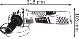 Bosch Slīpmašīna leņķa GWS 7-125 0601388108
