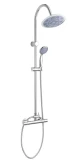 Душевой набор - термостат со стационарным душем GRACJA, хром